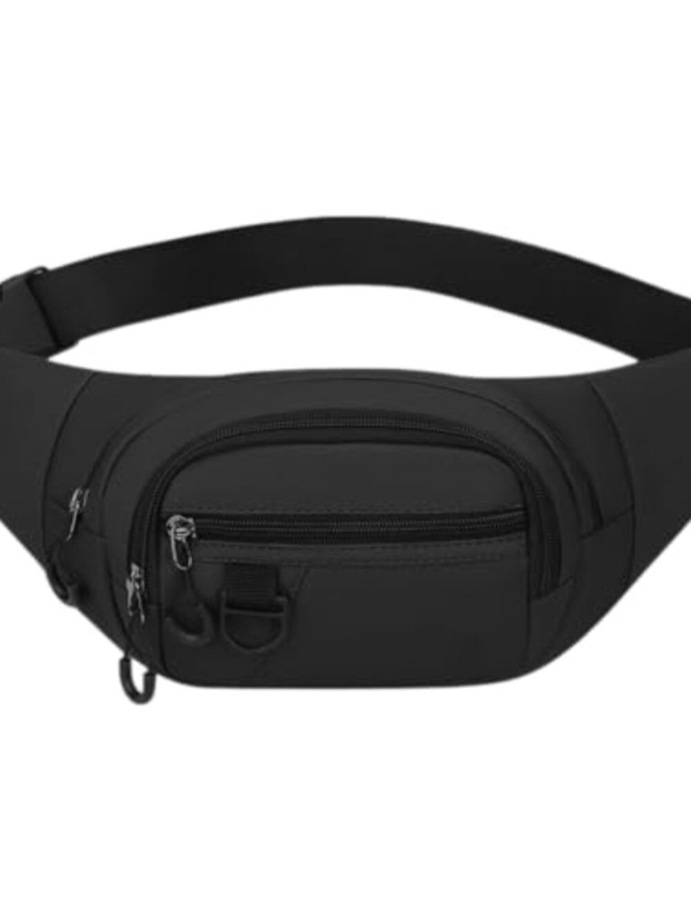Multi Pocket Waist Pack Water Repellent Adjustable Strap Crossbody Belt Bag